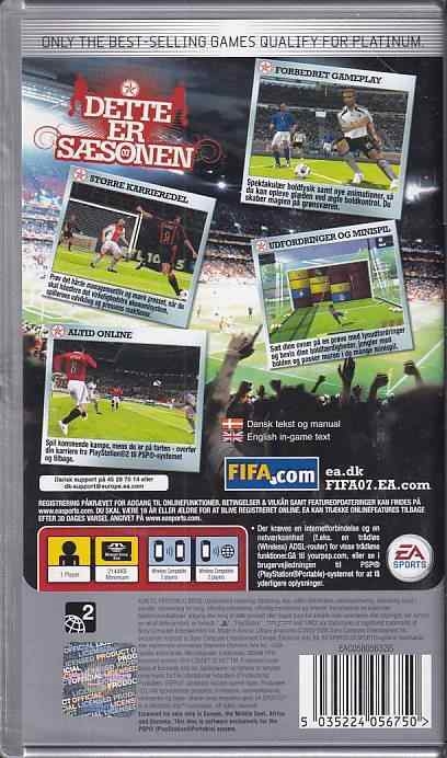 Fifa 07 - Platinum - PSP (B Grade) (Genbrug)